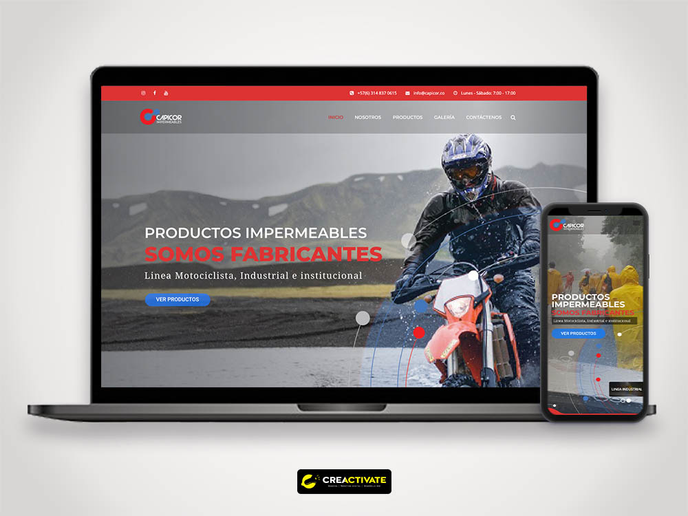 paginas-web-CAPICOR-COLOMBIA-creactivate media